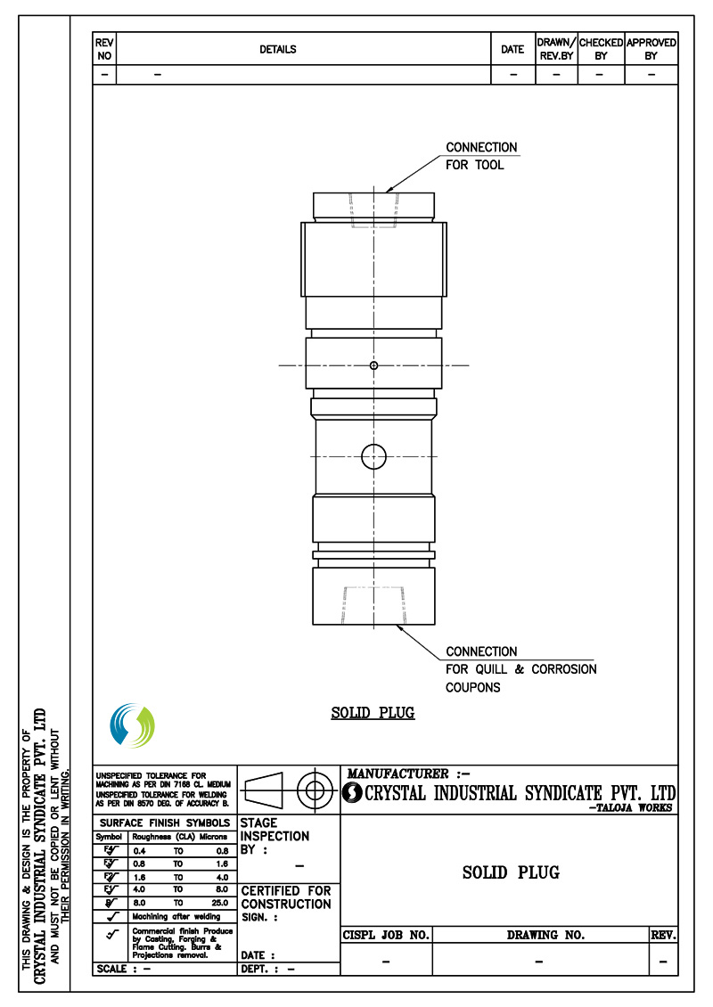 schematic diagram solid plug